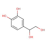 Dihydroxyphenylethylene glycol formula graphical representation