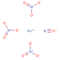 Ruthenium(III) nitrosyl nitrate formula graphical representation