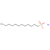 1-Dodecanesulfonic acid, sodium salt formula graphical representation