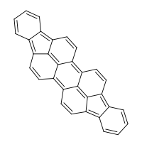 Diindeno(1,2,3-cd:1',2',3'-lm)perylene formula graphical representation