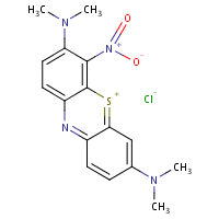 Methylene Green formula graphical representation