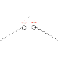 Calcium dodecylbenzenesulfonate formula graphical representation