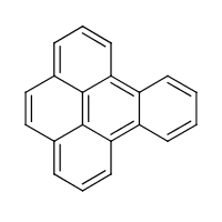 Benzo(e)pyrene formula graphical representation
