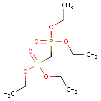 Tetraethyl methylenediphosphonate formula graphical representation