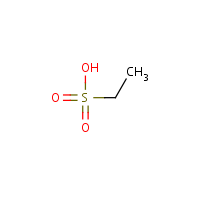 Ethanesulfonic acid formula graphical representation