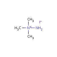 1,1,1-Trimethylhydrazinium iodide formula graphical representation