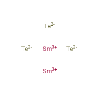 Samarium telluride formula graphical representation