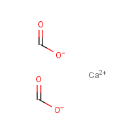 Calcium formate formula graphical representation