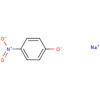 p-Nitrophenol sodium salt formula graphical representation
