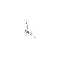 Ruthenium sulfide formula graphical representation