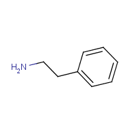 2-Phenylethylamine formula graphical representation