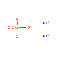 Sodium selenate formula graphical representation