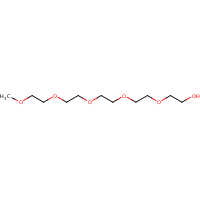 Pentaethylene glycol monomethyl ether formula graphical representation