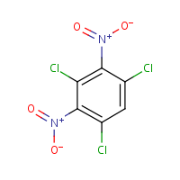 1,3,5-Trichloro-2,4-dinitrobenzene formula graphical representation