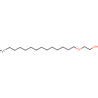 2-(Tetradecyloxy)ethanol formula graphical representation