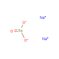Sodium selenite formula graphical representation