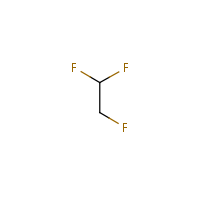 1,1,2-Trifluoroethane formula graphical representation