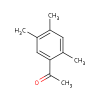 2',4',5'-Trimethylacetophenone formula graphical representation