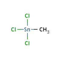 Trichloromethylstannane formula graphical representation