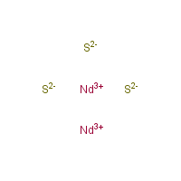 Neodymium sulfide formula graphical representation