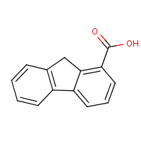 Fluorene-1-carboxylic acid formula graphical representation