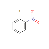 1-Fluoro-2-nitrobenzene formula graphical representation