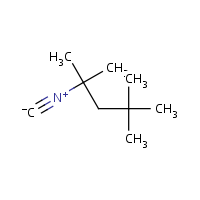 1,1,3,3-Tetramethylbutyl isocyanide formula graphical representation