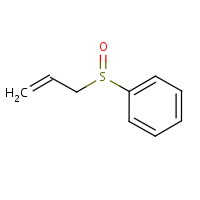 Allyl phenyl sulfoxide formula graphical representation