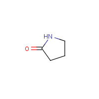 2-Pyrrolidone formula graphical representation