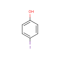 p-Iodophenol formula graphical representation