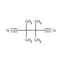Tetramethyl succinonitrile formula graphical representation