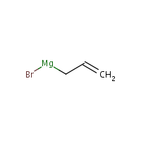 Allylmagnesium bromide formula graphical representation