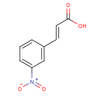 m-Nitrocinnamic acid formula graphical representation
