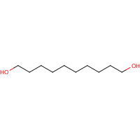 Decamethylene glycol formula graphical representation