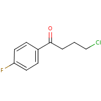 4-Chloro-4'-fluorobutyrophenone formula graphical representation