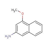 4-Methoxy-2-naphthylamine formula graphical representation