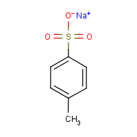 Sodium p-tolyl sulfonate formula graphical representation
