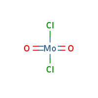 Molybdenum(VI) dichloride dioxide formula graphical representation