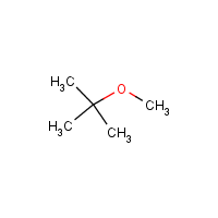 Methyl tert-butyl ether formula graphical representation