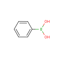 Benzeneboronic acid formula graphical representation