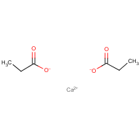 Calcium propionate formula graphical representation