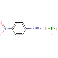 4-Nitrobenzenediazonium tetrafluoroborate formula graphical representation