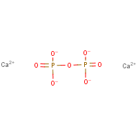 Calcium pyrophosphate formula graphical representation