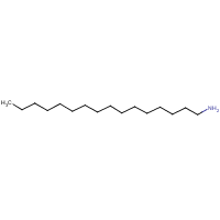 Hexadecylamine formula graphical representation