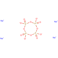 Sodium tetrametaphosphate formula graphical representation