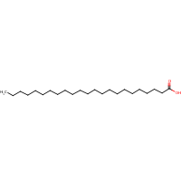 Tricosanoic acid formula graphical representation