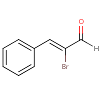 alpha-Bromocinnamaldehyde formula graphical representation