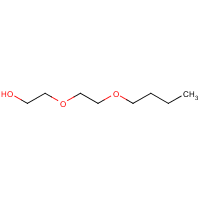 Diethylene glycol monobutyl ether formula graphical representation