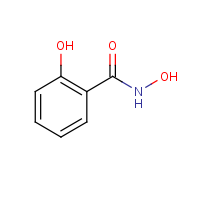 Salicylhydroxamic acid formula graphical representation