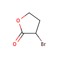 alpha-Bromo-gamma-butyrolactone formula graphical representation
